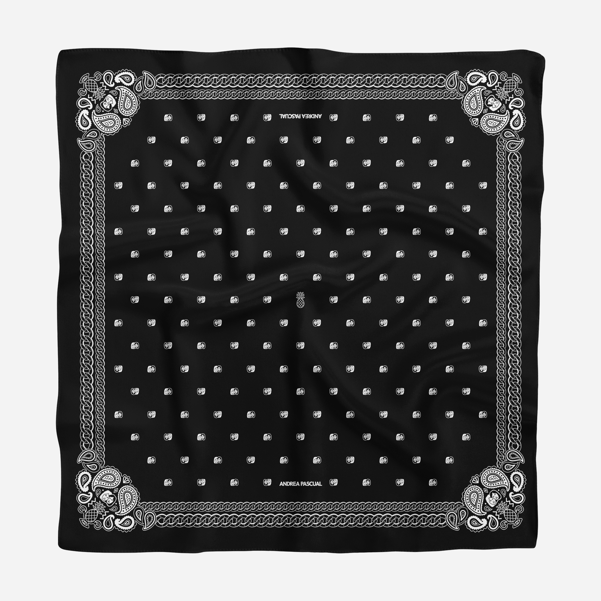 [JILLSTUART]Black-Patternsilk Scarf★人気★ ls JILLSTUART(ジルスチュアート) スカーフ(レディース) - 海外