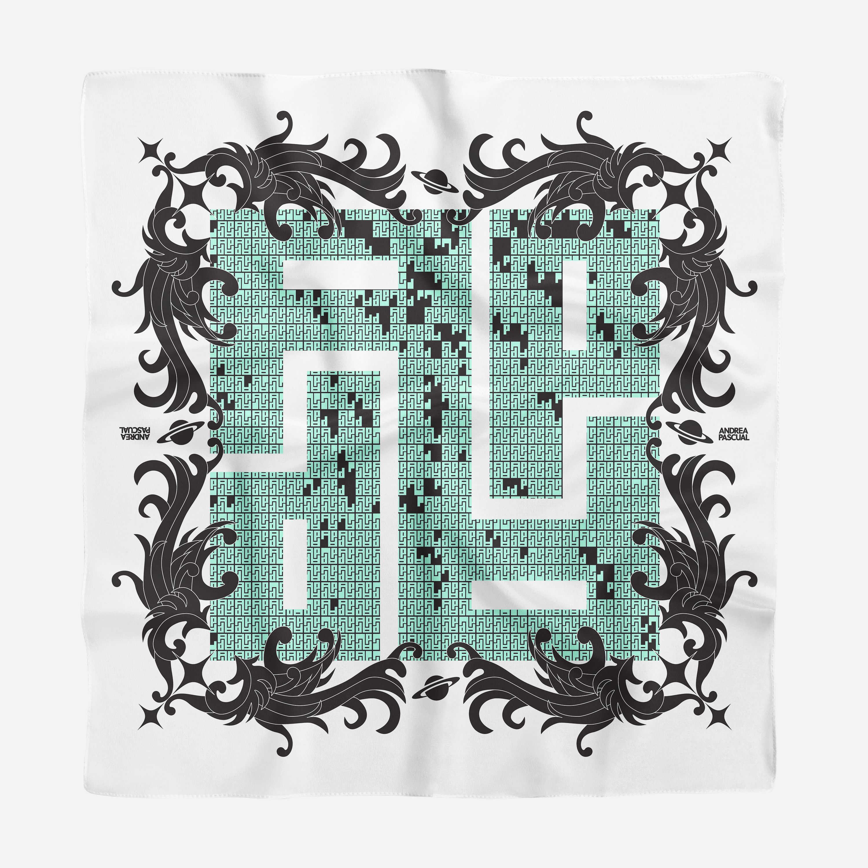 【ANDREA&co.】SCARF ART ROMPERS Mサイズ レディース 【ANDREA&co.】SCARF ART ROMPERS Mサイズ