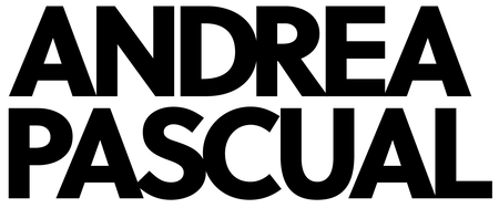 Andrea Pascual wordmark logotype